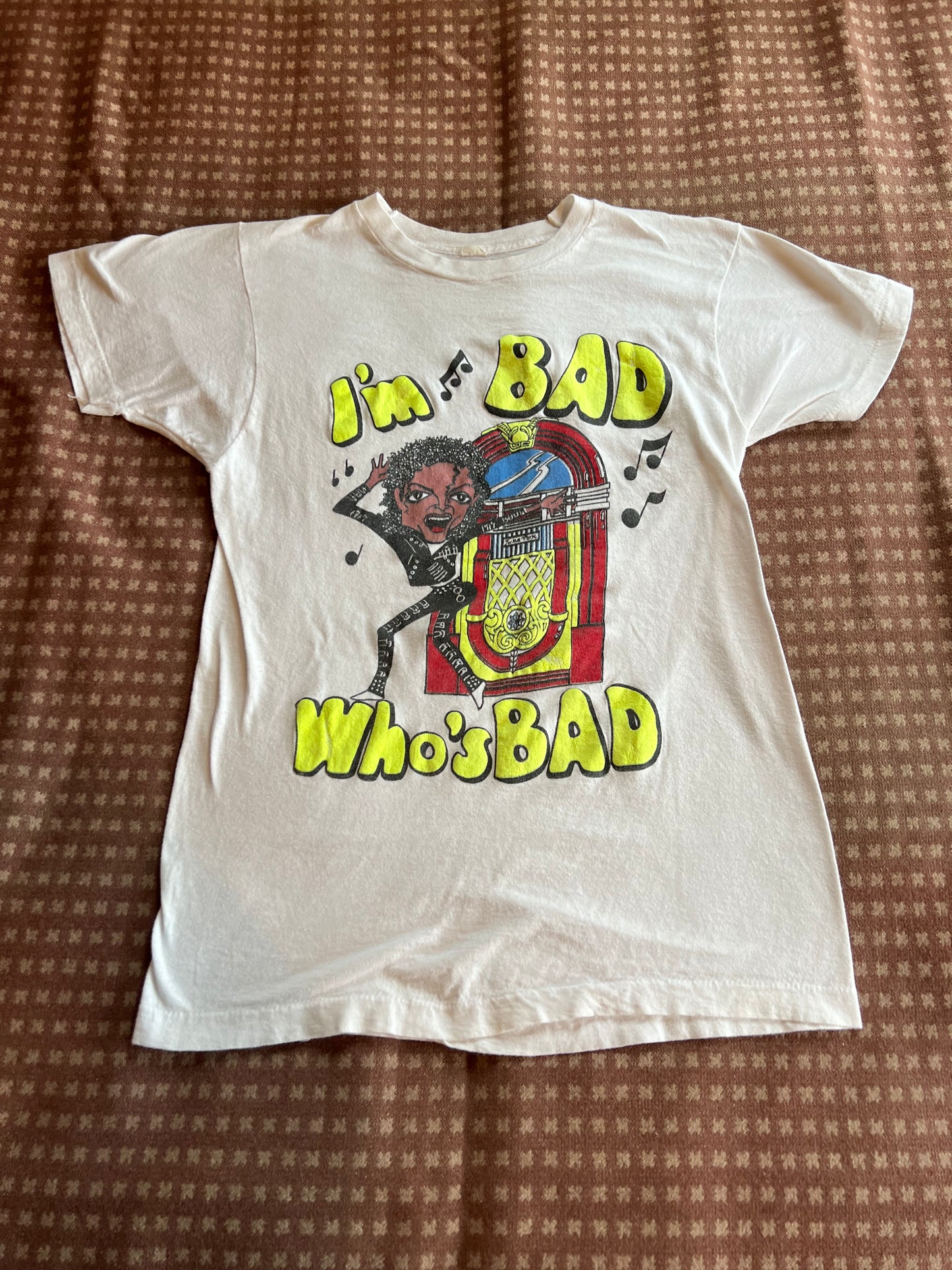 80s Michael Jackson "Bad" Shirt (S/M)