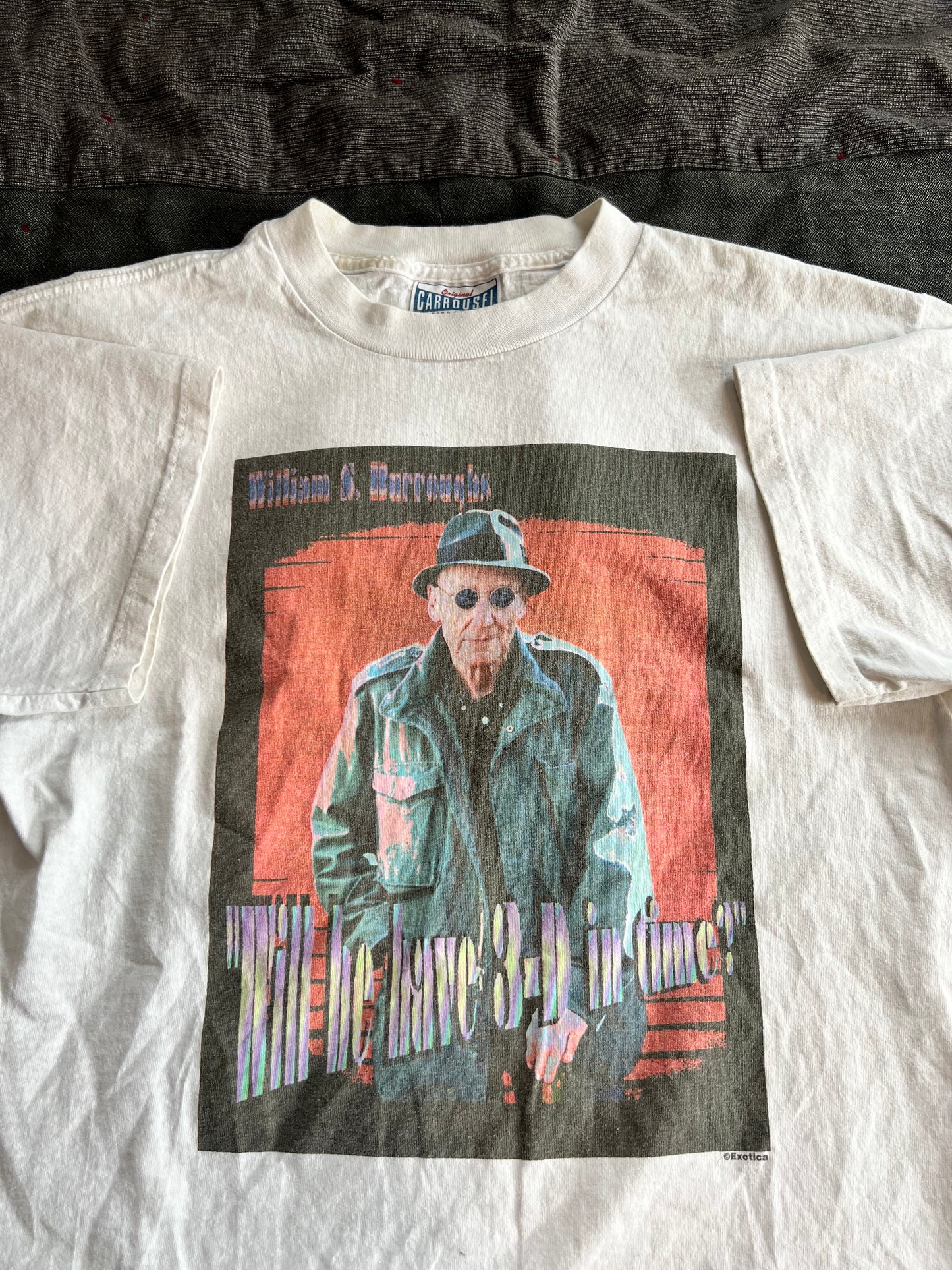 90s William S. Burroughs 3D Shirt (L)