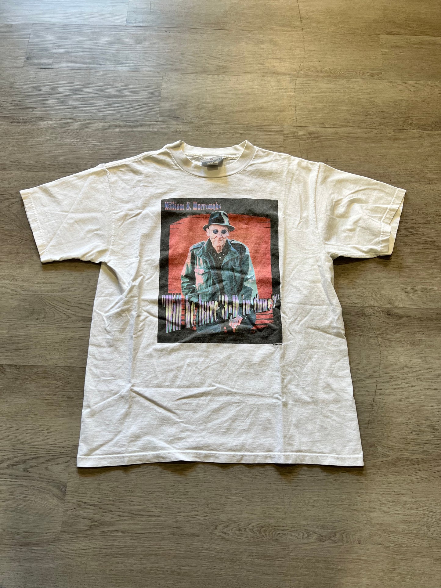 90s William S. Burroughs 3D Shirt (L)