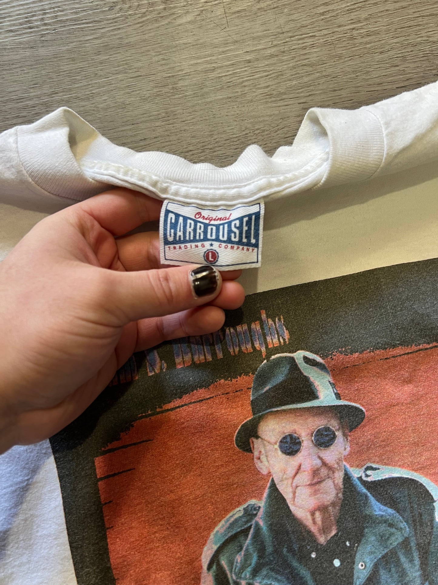 90s William S. Burroughs 3D Shirt (L)