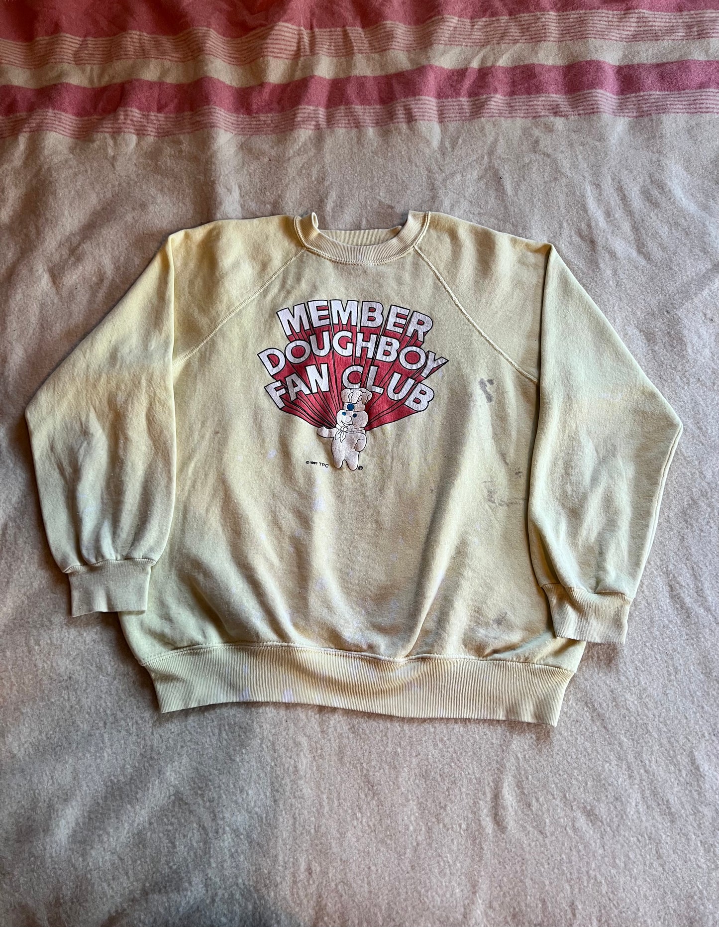 90s Pillsbury Dough Boy Fan Club Sweatshirt (XL)