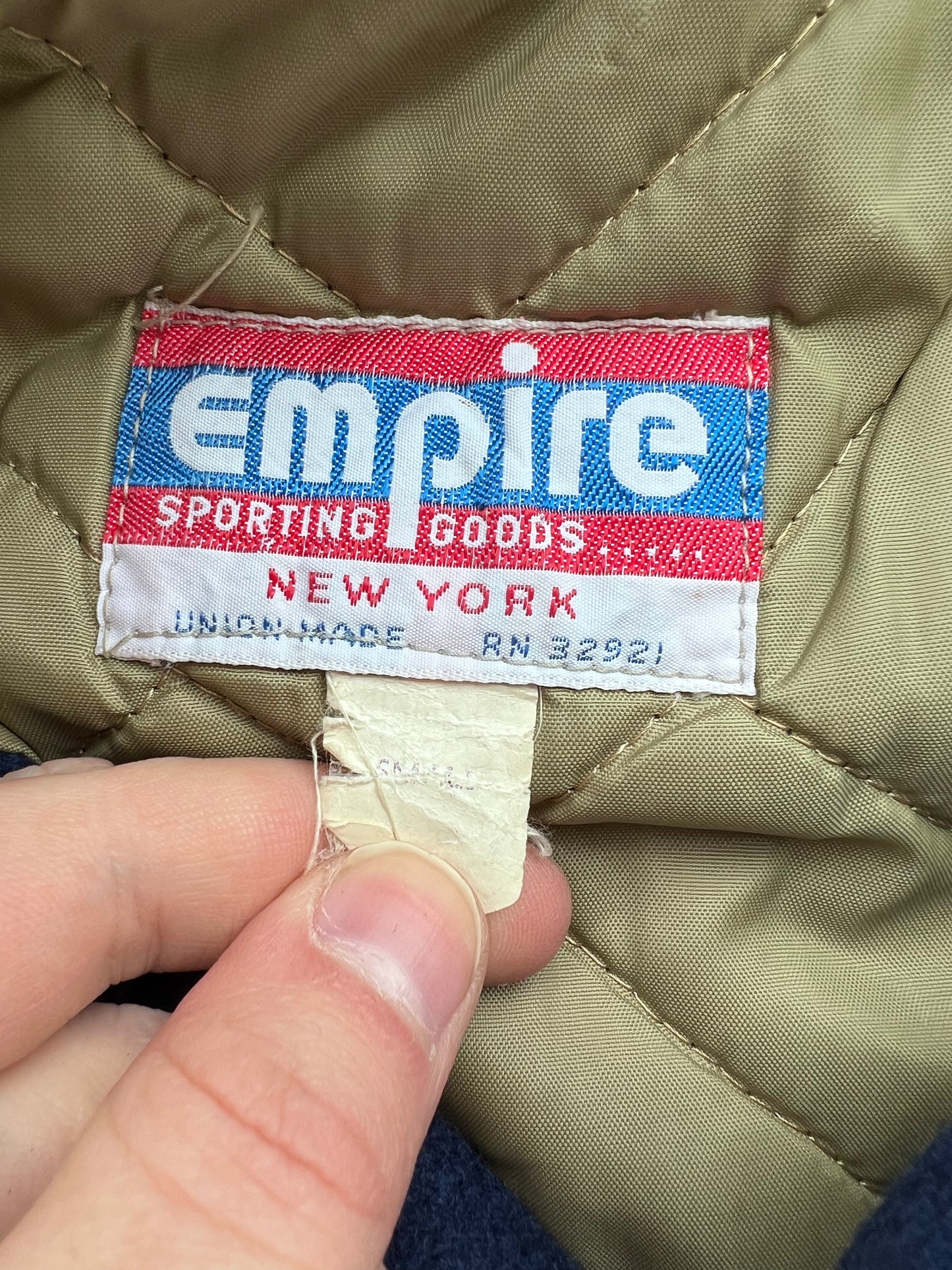80s Lakewood Pop Warner Chain Stitched varsity Jacket ( S )