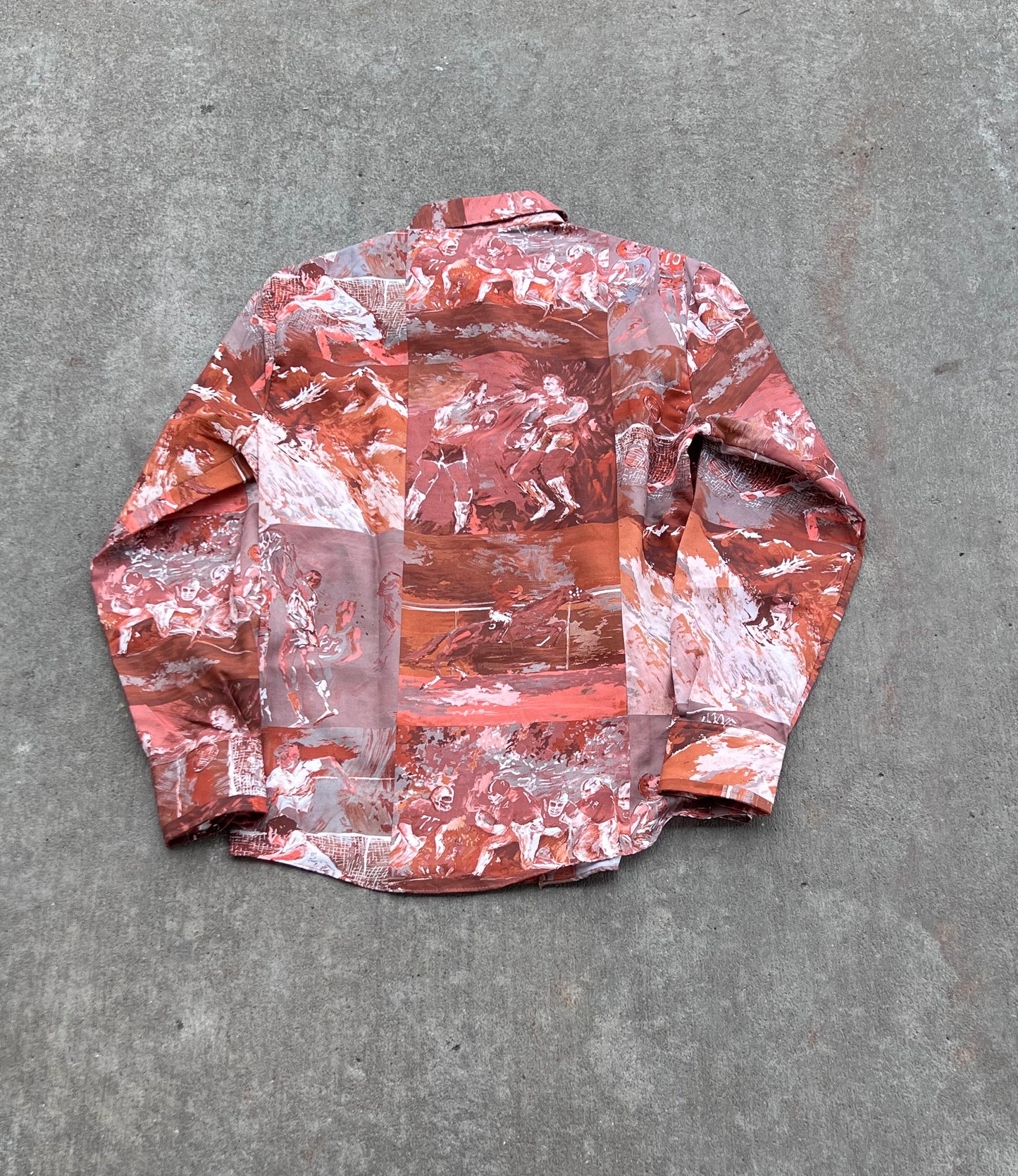 70s Chemise et Cie Leroy Neiman Playboy Collection Button up ( M )