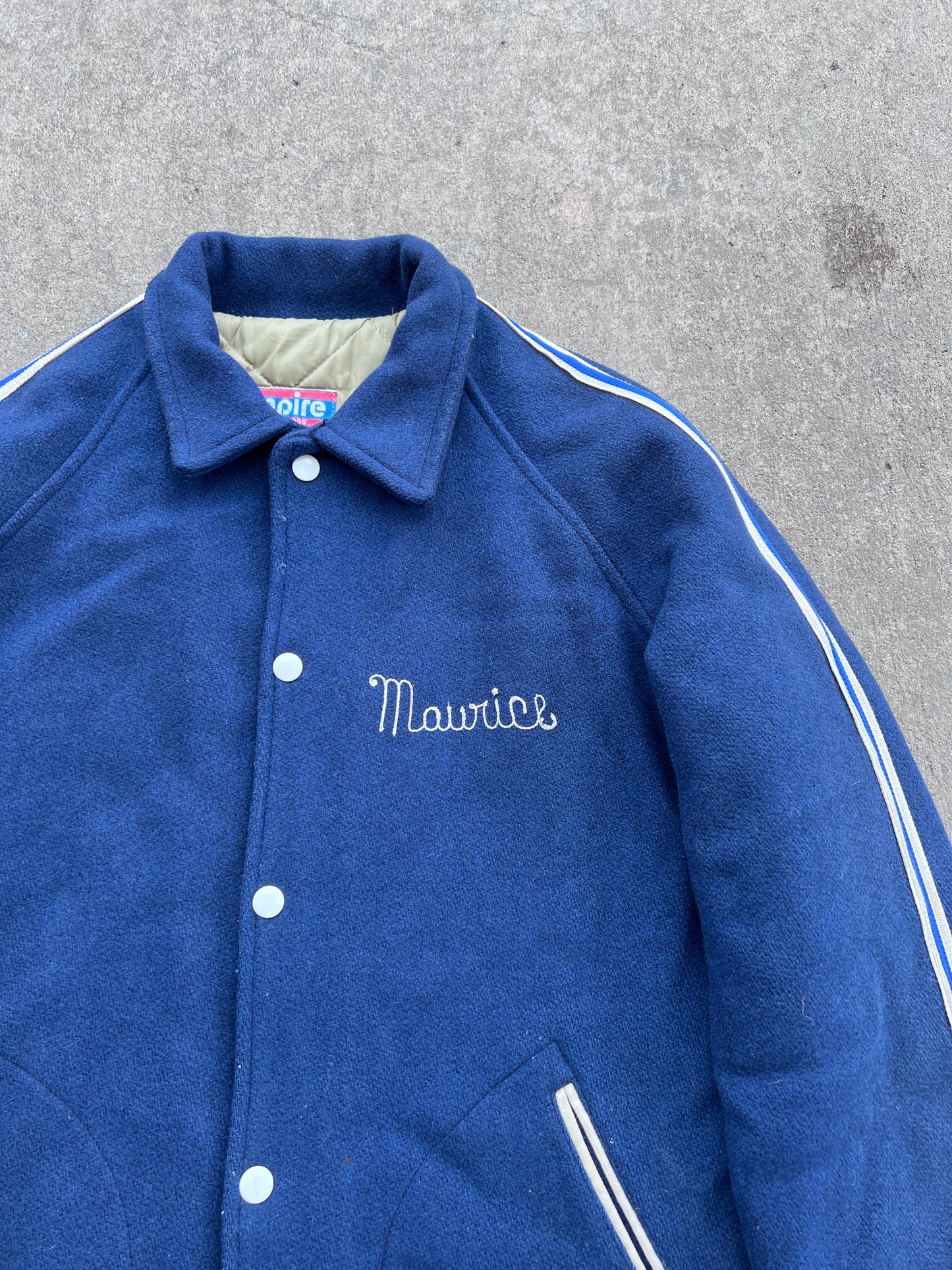 80s Lakewood Pop Warner Chain Stitched varsity Jacket ( S )