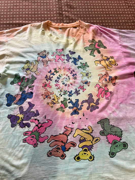 80s Thrashed Grateful Dead Bears Shirt (XL)