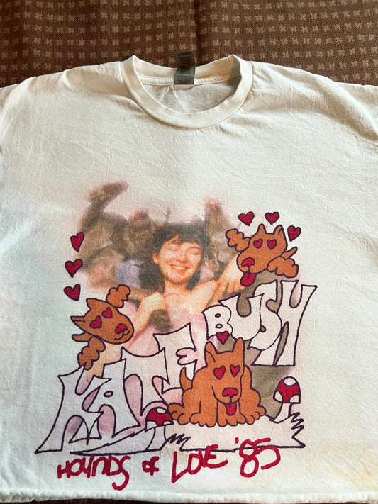 Cropped Kate Bush "Hounds of Love" Shirt (XL)