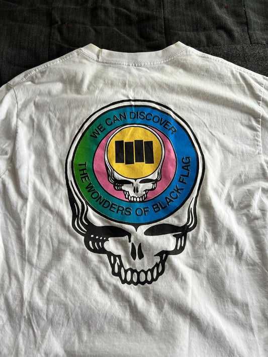 2000s Grateful Dead x Black Flag Long sleeve Shirt (M)