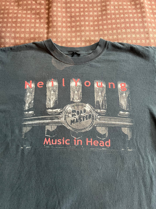 2000 Neil Young "Music in Head" Shirt (L)