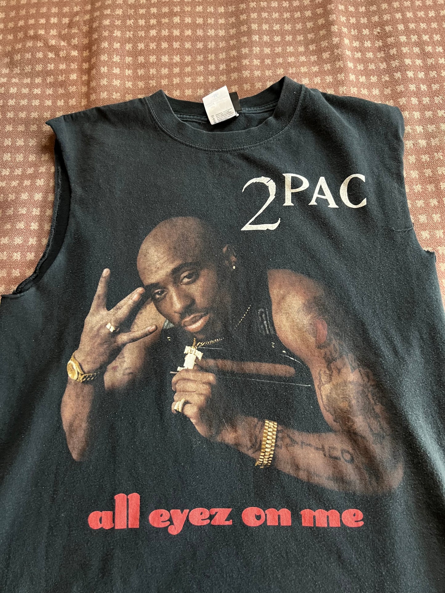 2005 2pac All Eyez on Me Cutoff Shirt (M)