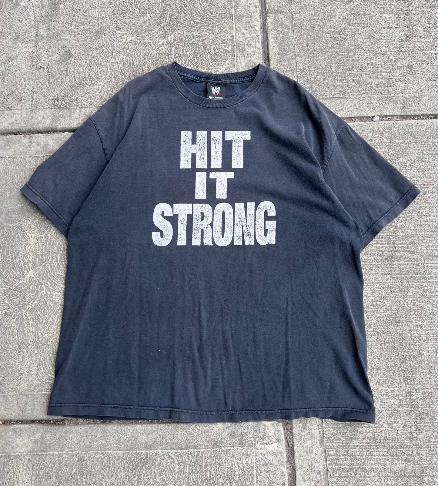 2002 WWE The Rock “Hit it Strong” Shirt (XXL)