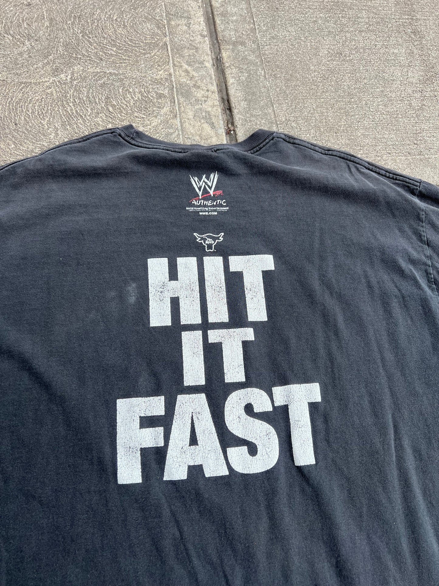 2002 WWE The Rock “Hit it Strong” Shirt (XXL)