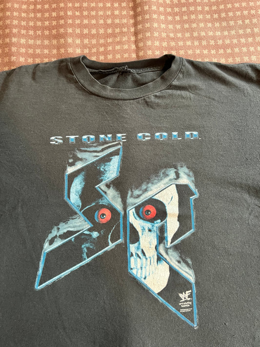 1998 Cropped Stone Cold Steve Austin Shirt (XL)