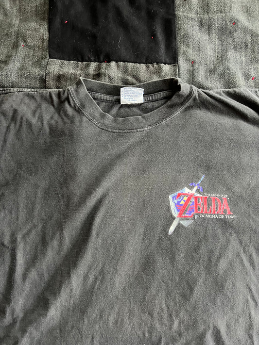 1996 Legend of Zelda "Ocarina of Time" Game Promo Shirt (XL)