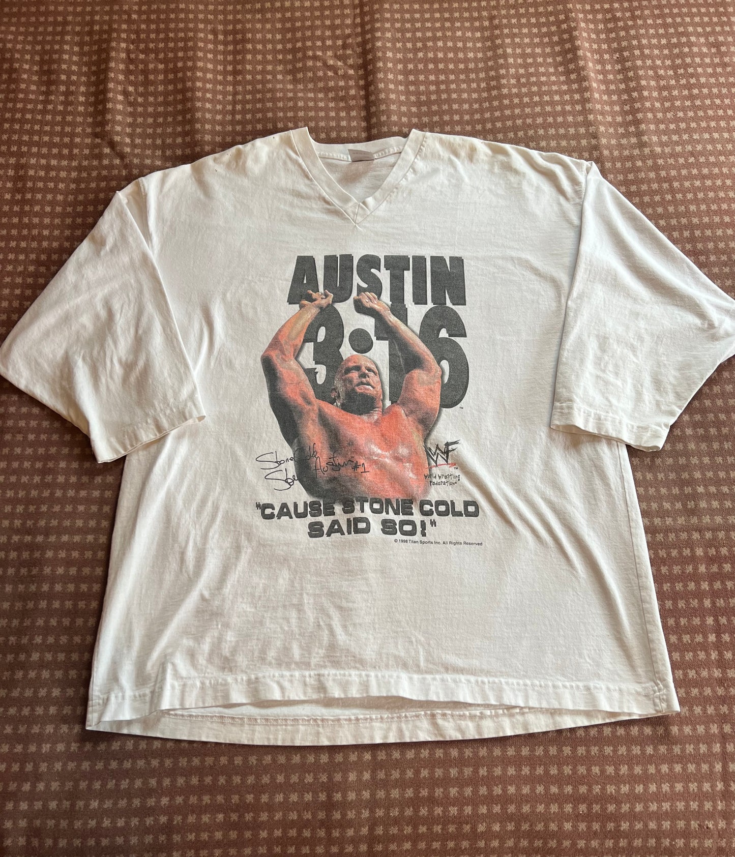 1998 Stone Cold Steve Austin Jersey Shirt (XL/XXL)