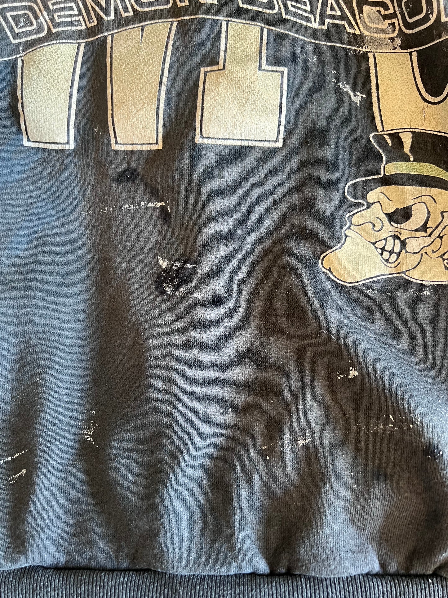 90s Thrashed WFU Cutoff Sweatshirt (XXL)