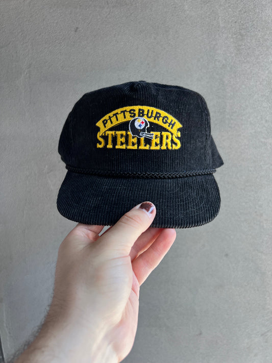 80s Corduroy Pittsburgh Steelers Hat