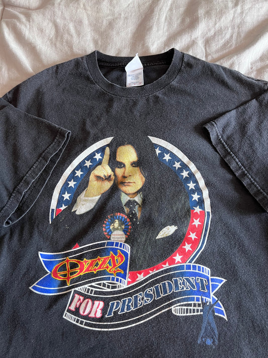 2004 Ozzfest Ozzy for President Shirt (L)