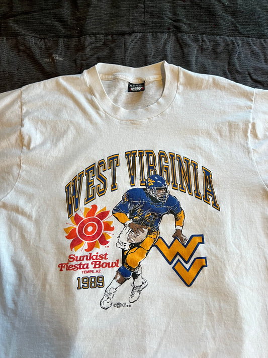 1989 WVU Sunkist Fiesta Bowl Shirt (XL)