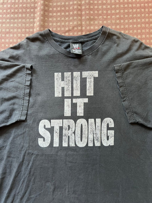 2002 WWE The Rock “Hit it Strong” Shirt (XXL)